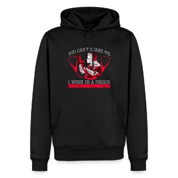 Forensisches Pflegedesign Für - Sweat à capuche Premium bio Homme - noir - Devant - Nico (187cm)
