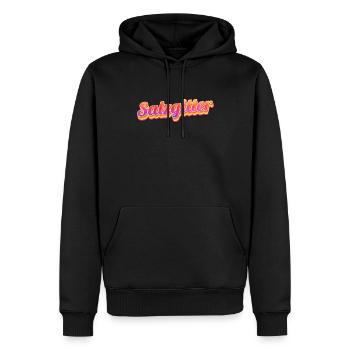 Salzgittererin Salzgitterer Salzgitter - Männer Premium Bio Hoodie - Schwarz - Vorne - Nico (187cm)