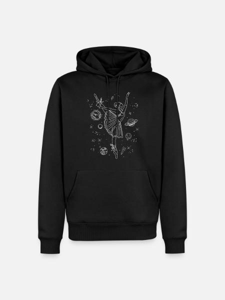 Ballet Danseuse Danse Ballerine - Sweat à capuche Premium bio Homme - noir