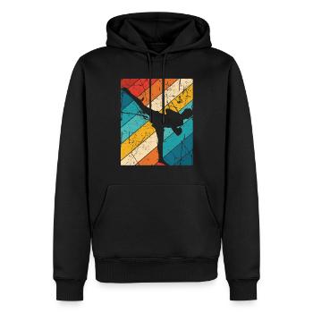 Kickboxing - Männer Premium Bio Hoodie - Schwarz - Vorne - Nico (187cm)