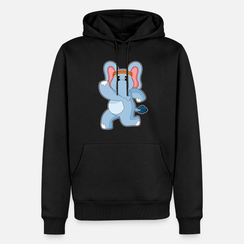 Elephant Jogger Jogging - Sweat à capuche Premium bio Homme - noir