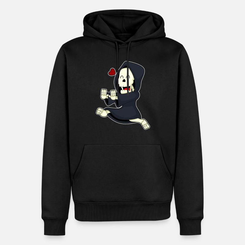 Skeleton Jogger Jogging - Sweat à capuche Premium bio Homme - noir