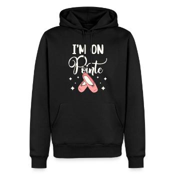 Je suis sur Pointe Ballet Dancer Ballerina - Sweat à capuche Premium bio Homme - noir - Devant - Nico (187cm)