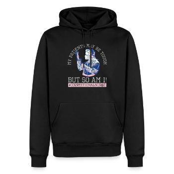 Gefängniskrankenpflege-design Für - Sweat à capuche Premium bio Homme - noir - Devant - Nico (187cm)