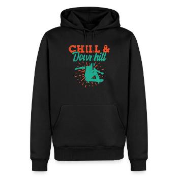 Skateboard Skater Boy Skateboard Sports extrêmes - Sweat à capuche Premium bio Homme - noir - Devant - Nico (187cm)