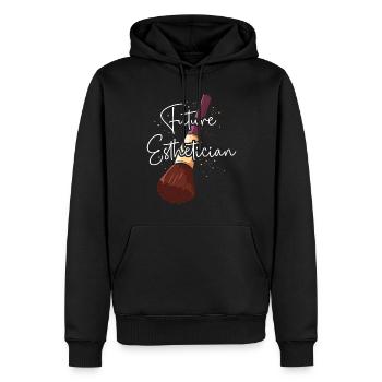 Cute Licensed Esthetician Skincare - Männer Premium Bio Hoodie - Schwarz - Vorne - Nico (187cm)