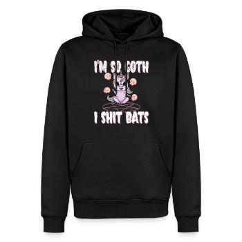 Satan Beelzebub Teufel Gothic Pentagram Mystisch - Männer Premium Bio Hoodie - Schwarz - Vorne - Nico (187cm)