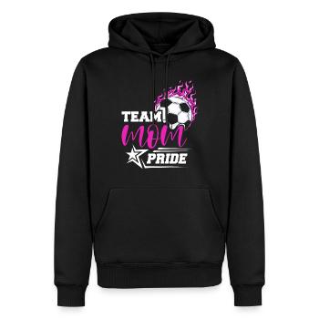 Fußball-Mutter Gameday Soccer Mom - Männer Premium Bio Hoodie - Schwarz - Vorne - Nico (187cm)