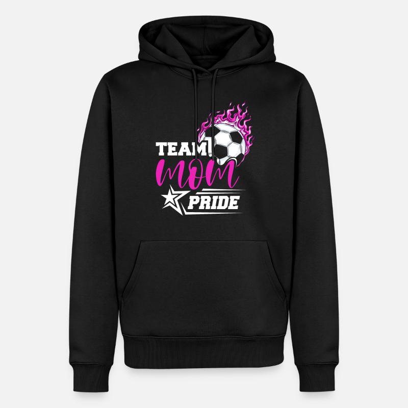 Fußball-Mutter Gameday Soccer Mom - Männer Premium Bio Hoodie - Schwarz
