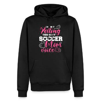 Fußball-Mutter Gameday Soccer Mom - Männer Premium Bio Hoodie - Schwarz - Vorne - Nico (187cm)