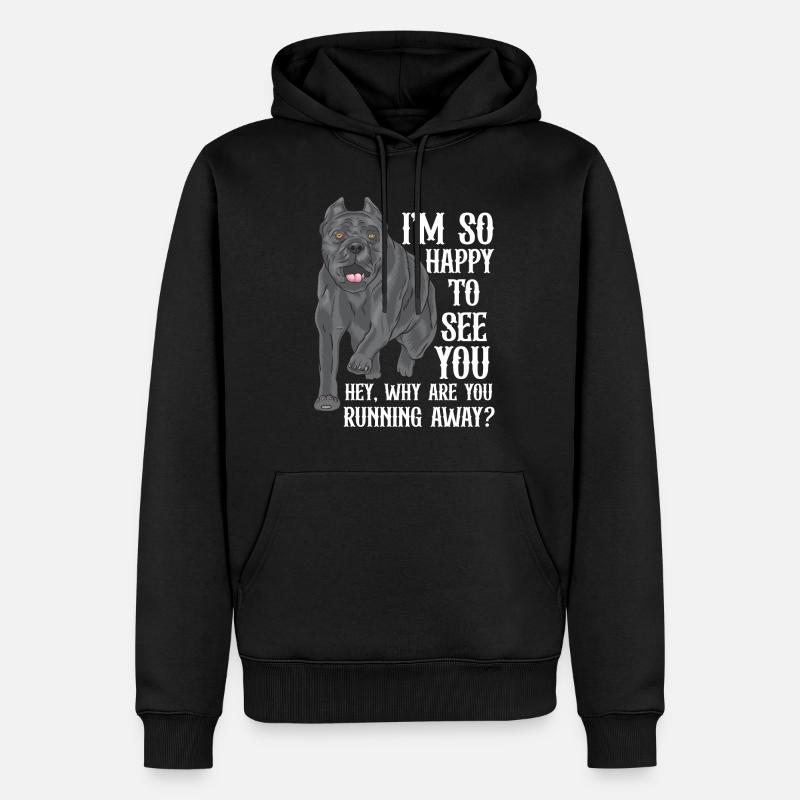 Cane corso - Sweat à capuche Premium bio Homme - noir