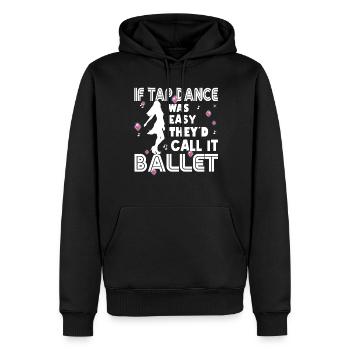 Tap Dance - Clogging Dance - Funny Tap Dancing - Männer Premium Bio Hoodie - Schwarz - Vorne - Nico (187cm)