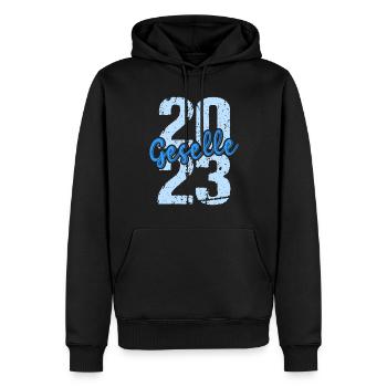 Geselle Gesellenprüfung bestanden Gesellen - Männer Premium Bio Hoodie - Schwarz - Vorne - Nico (187cm)