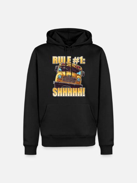 Schulbuswärter - Schulbusfahrer - Männer Premium Bio Hoodie - Schwarz