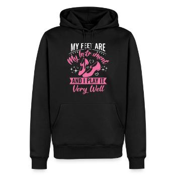 Tap Dancer Tap Dance Shoes Tap Dance Instructor - Men’s Premium Organic Hoodie - black - Front - Nico (187cm)