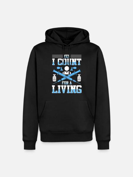 Anesthesiologist Anesthesia Anesthesiology Anesthesiologist - Men’s Premium Organic Hoodie - black