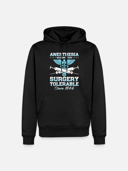 Anesthesiologist Anesthesia Anesthesiology Anesthesiologist - Men’s Premium Organic Hoodie - black
