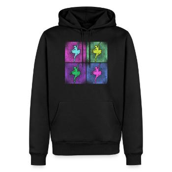 Ballet Dancer Dance Girl Ballerina - Männer Premium Bio Hoodie - Schwarz - Vorne - Nico (187cm)