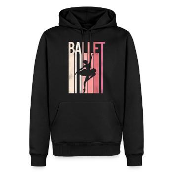 Ballet Dancer Dance Girl Ballerina - Männer Premium Bio Hoodie - Schwarz - Vorne - Nico (187cm)