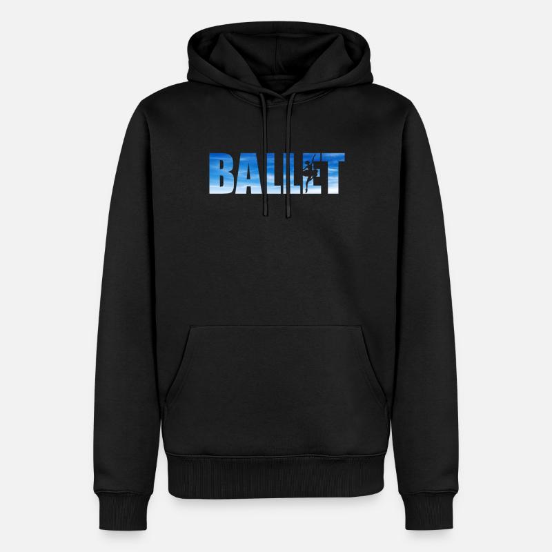 Ballet Danseuse Danse Ballerine - Sweat à capuche Premium bio Homme - noir