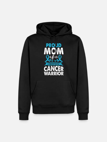 Mutter Des Prostatakrebs-kriegers Bewusstsein - Männer Premium Bio Hoodie - Schwarz