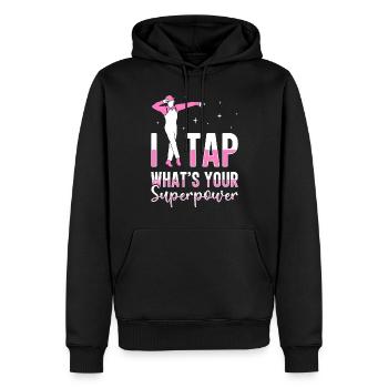 Tap Dancer Tap Dance Shoes Tap Dance Instructor - Men’s Premium Organic Hoodie - black - Front - Nico (187cm)