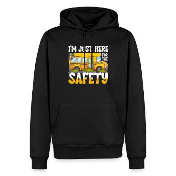 Busbegleiter Schulbusfahrer - Männer Premium Bio Hoodie - Schwarz - Vorne - Nico (187cm)