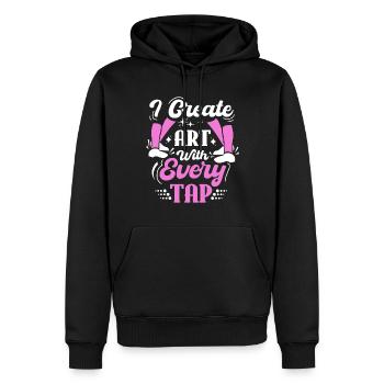 Tap Dancer Tap Dance Shoes Tap Dance Instructor - Men’s Premium Organic Hoodie - black - Front - Nico (187cm)