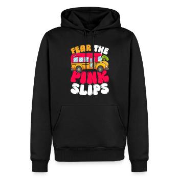 Schulbusfahrer Busfahrer Busbegleiter - Männer Premium Bio Hoodie - Schwarz - Vorne - Nico (187cm)