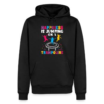 jumping gymnastic Kids Trampolines - Männer Premium Bio Hoodie - Schwarz - Vorne - Nico (187cm)