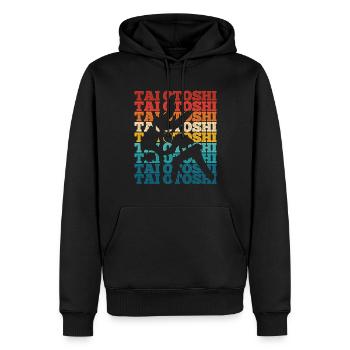 Japanischer Kampfsport Judo - Männer Premium Bio Hoodie - Schwarz - Vorne - Nico (187cm)