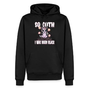 Satan Beelzebub Teufel Gothic Pentagram Mystisch - Männer Premium Bio Hoodie - Schwarz - Vorne - Nico (187cm)