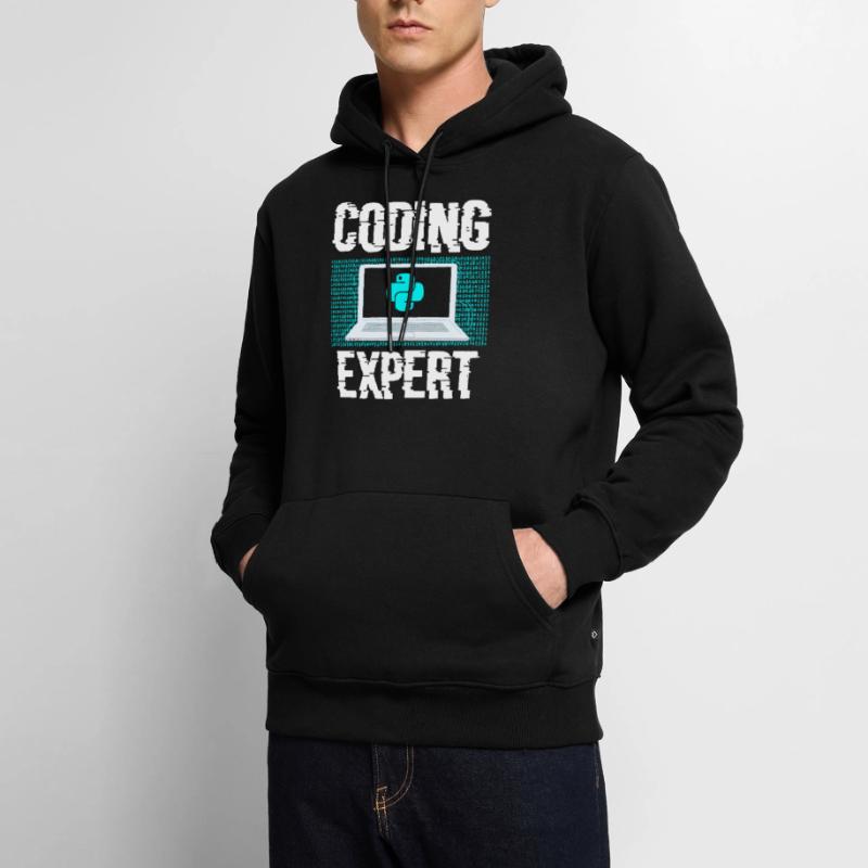 Coding Expert Coder Programming Programmer Men’s Premium Organic Hoodie