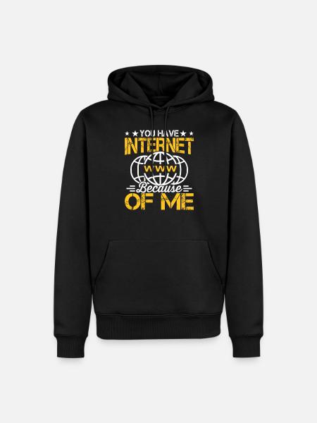 Ingénieur réseau (h/f/d) Vous avez - Sweat à capuche Premium bio Homme - noir