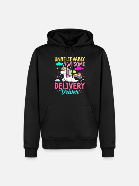 Ingenious delivery driver appreciation expert - Men’s Premium Organic Hoodie - black