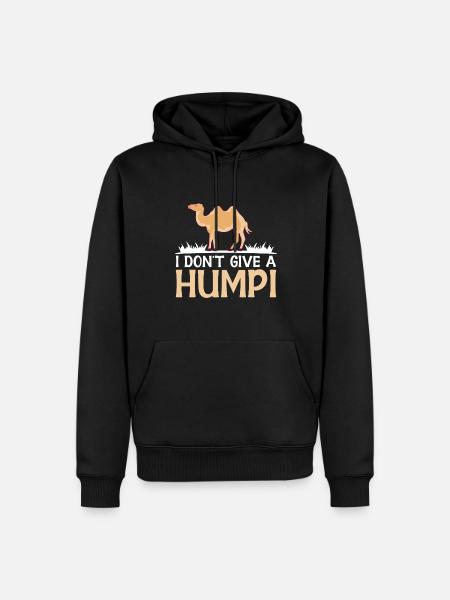 Ich Gebe Kein Buckelkamel-liebhaber-wüstentier - Männer Premium Bio Hoodie - Schwarz