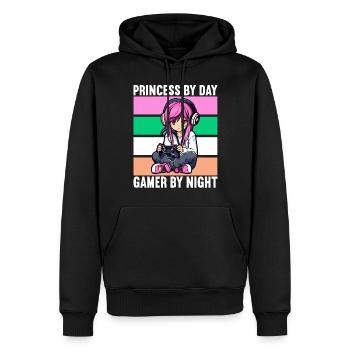 Console de jeu PC Gamer Girl Gamer Girl - Sweat à capuche Premium bio Homme - noir - Devant - Nico (187cm)