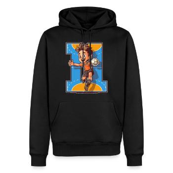 Handball Birthday - 11 years old boy - 11. - Men’s Premium Organic Hoodie - black - Front - Nico (187cm)