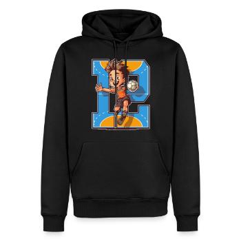Handball Birthday - 12 years old boy - 12. - Men’s Premium Organic Hoodie - black - Front - Nico (187cm)