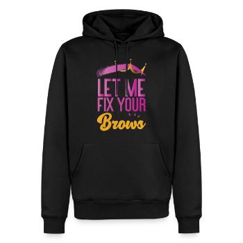 Esthetician Skincare Beautician - Männer Premium Bio Hoodie - Schwarz - Vorne - Nico (187cm)