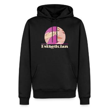 Cute Licensed Esthetician Skincare - Männer Premium Bio Hoodie - Schwarz - Vorne - Nico (187cm)