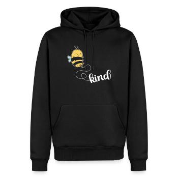 Bee Kind Bienenfreund Imker Bienenzüchter Honig - Männer Premium Bio Hoodie - Schwarz - Vorne - Nico (187cm)