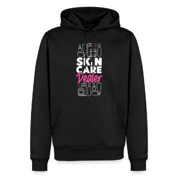 Cute Licensed Esthetician Skincare - Männer Premium Bio Hoodie - Schwarz - Vorne - Nico (187cm)