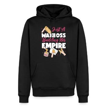 Cute Esthetician Skincare - Männer Premium Bio Hoodie - Schwarz - Vorne - Nico (187cm)