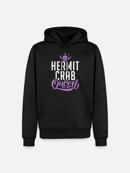 Hermit Crab Gifts - Men’s Premium Organic Hoodie - black