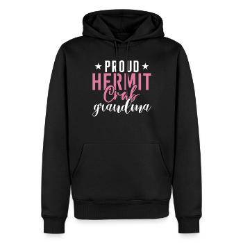 Einsiedlerkrebs-Geschenke - Männer Premium Bio Hoodie - Schwarz - Vorne - Nico (187cm)