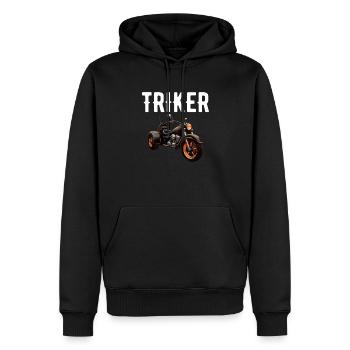 Motortrike Three Wheeled Motorcycle Triker - Männer Premium Bio Hoodie - Schwarz - Vorne - Nico (187cm)