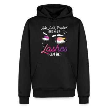 Esthetician Skincare Beautician - Männer Premium Bio Hoodie - Schwarz - Vorne - Nico (187cm)