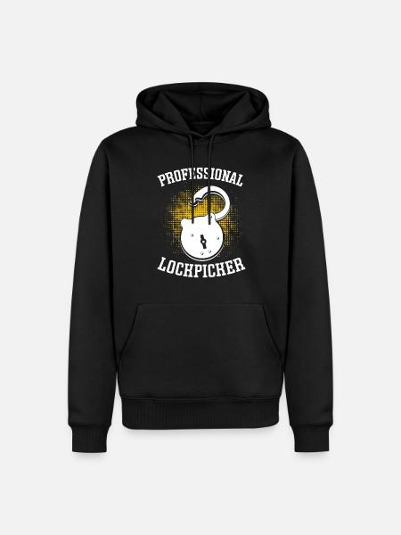 Locksmith Professional Lockpicker Locksmith - Men’s Premium Organic Hoodie - black