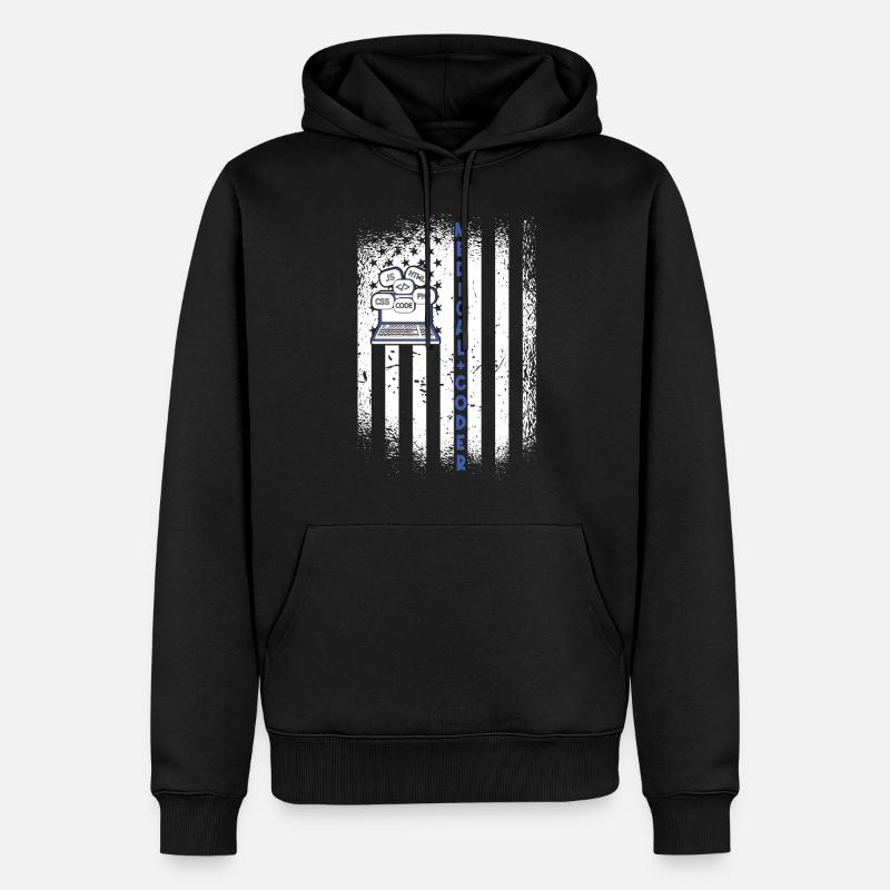 Medizinischer Assistent - Medizinischer Kodierer - Männer Premium Bio Hoodie - Schwarz